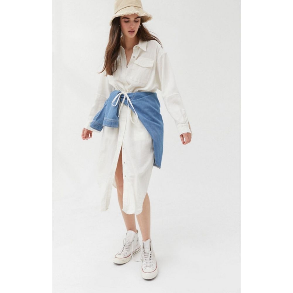 Urban Outfitters Edison Shirt Dress - Picture 15 of 15